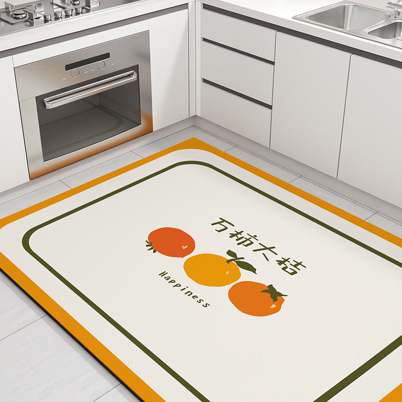厨房地垫防滑防油耐脏满铺地板垫子脚垫防水可擦免洗耐脏pvc地毯