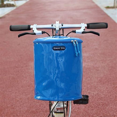 2021电动自行车前车筐车篮帆布折叠车篓头盔包山地车挂单车菜篮子