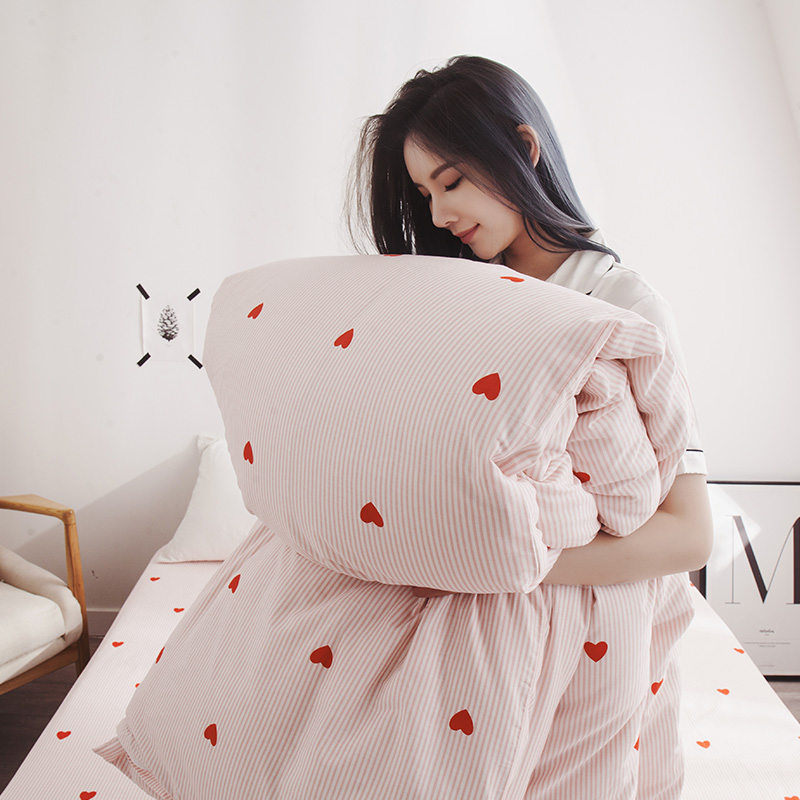 纯棉2米2.3被套单件全棉ins公主风1.8x2.0米被罩单双人情侣款夏