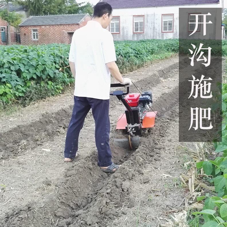 热小型机汽油开土耕沟多功能销松地微耕机农具锄新式旋耕农地除草