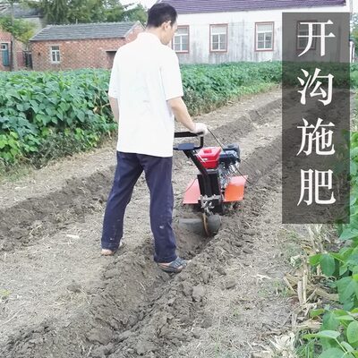 热小型机汽油开土耕沟多功能销松地微耕机农具锄新式旋耕农地除草