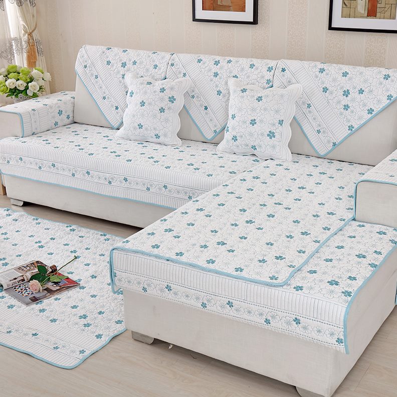 欧式纯棉布艺全棉现代简约定做沙发套沙发垫夏季坐垫靠四季通用巾