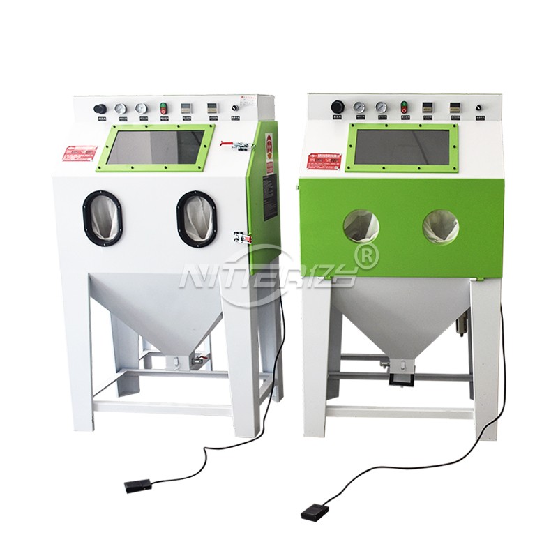 手动小型喷砂机酒瓶酒坛玻璃刻字雕花五金铝件模具除锈打磨设备