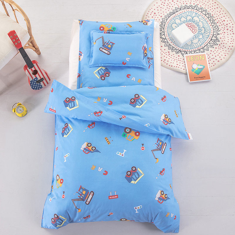 幼儿园被子三件套儿童被套六件套被褥宝宝床上用品纯棉专用午睡被
