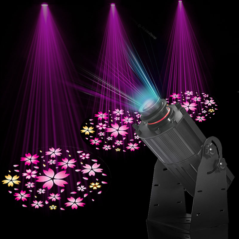 150瓦户外防水广告射灯logo投影灯门头店铺招牌旋转图案文字定