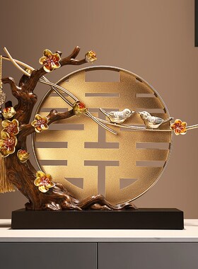 结婚礼物送新人新中式装饰品摆件订新婚礼品送闺蜜新娘高级感