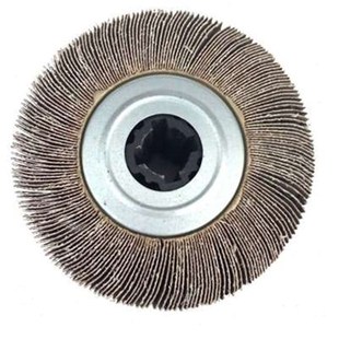 全砂布拉丝轮不锈钢拉丝机十字芯砂布抛光轮金属焊疤木材家具打磨