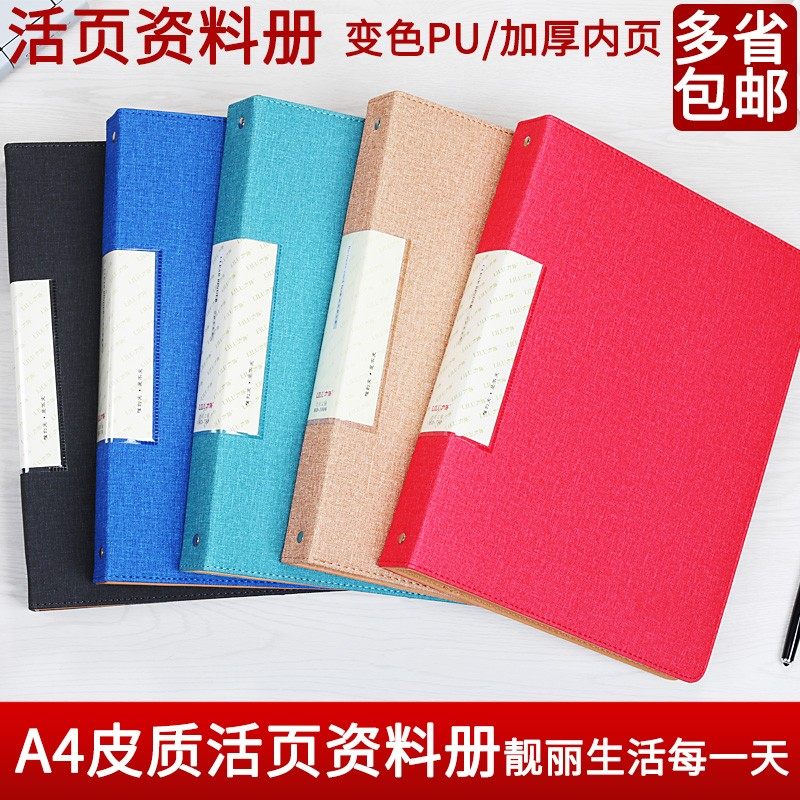 A4检查单收纳册孕期孕检资料册文件夹孕检袋透明插页活页产检单40