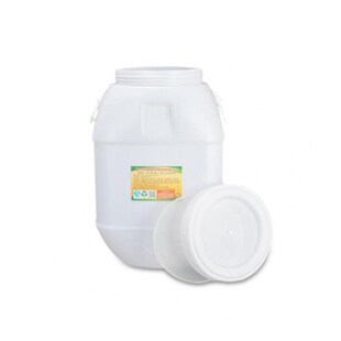 可装斤储水罐。蜂蜜桶捅塑料牛奶桶带盖粪桶透明饮水桶个性5斤