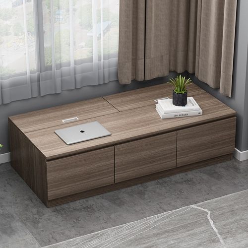 实木飘窗柜可坐矮柜窗台柜地柜阳台收纳柜子抽屉储物柜榻榻米定制