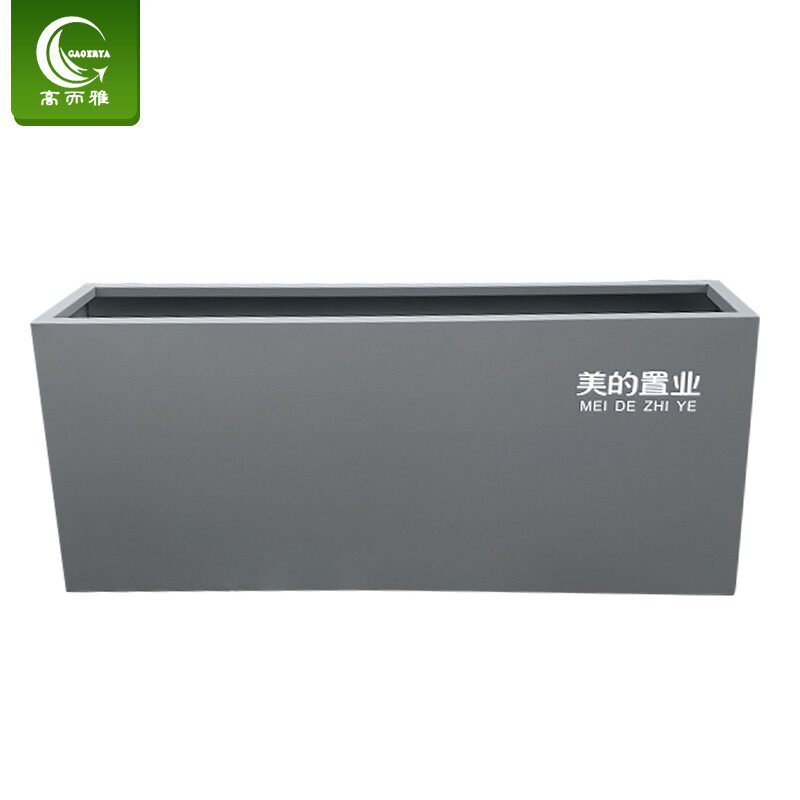 镀梓板不锈钢花槽 广场销售中心花箱 商场花盆酒店地产售楼部花坛