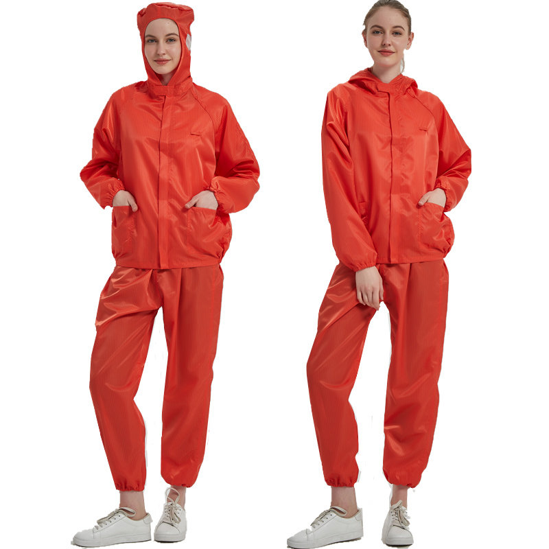 防静电连帽分体防尘服分体洁净男女无尘食品车间电子厂工作防护服