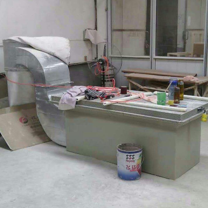 无尘配件可烤漆台打磨家具木门定做房烤漆吸尘吸尘家具打磨台房台