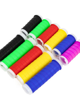 儿童滑步车把套防滑耐摔硅胶流体式平衡车手把套strider改装bike8