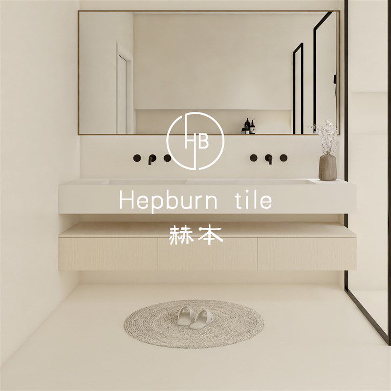 柔光肌肤釉微水泥瓷砖600x1200客厅地板砖厨房卫生间墙砖防滑地砖