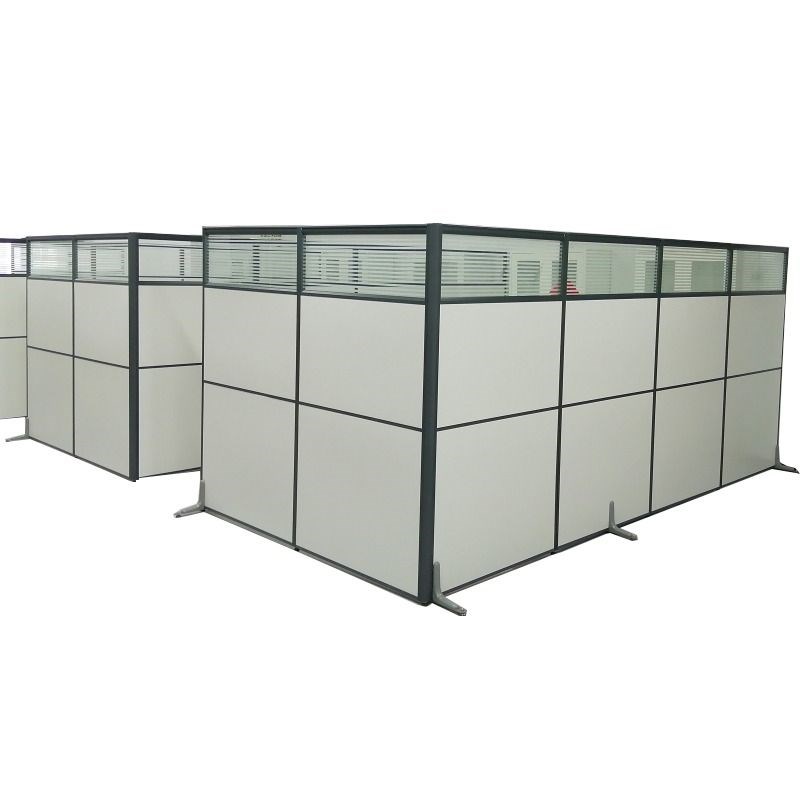 办公室屏风隔断桌面落地围挡板隔断墙移动入户车间安装简易固定