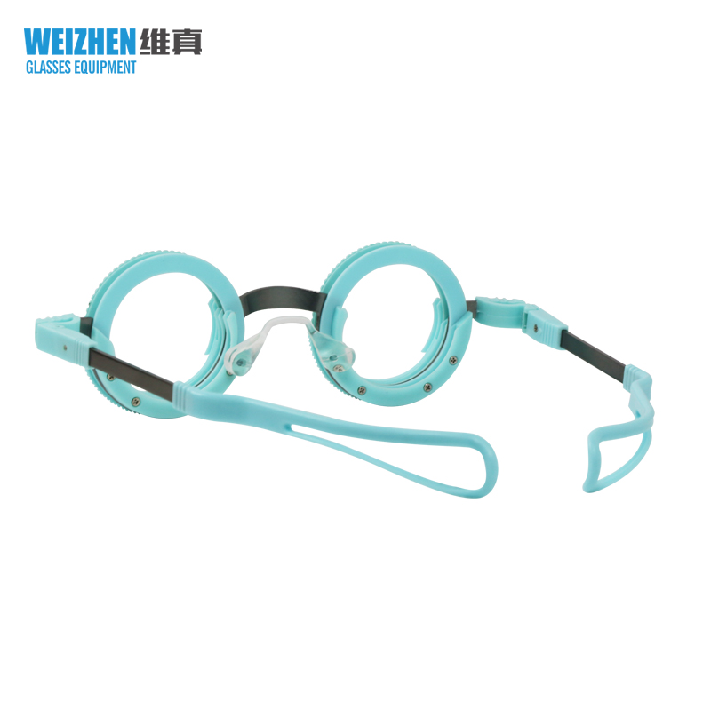 维真验光设备TF-P纯钛验光试镜架渐近多焦点半框试戴架固定瞳距