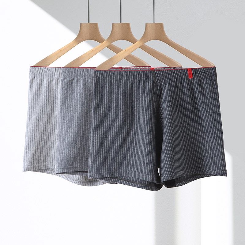 男士内裤阿罗裤男大码纯棉四角裤衩居家宽松透气睡裤男生平角裤头