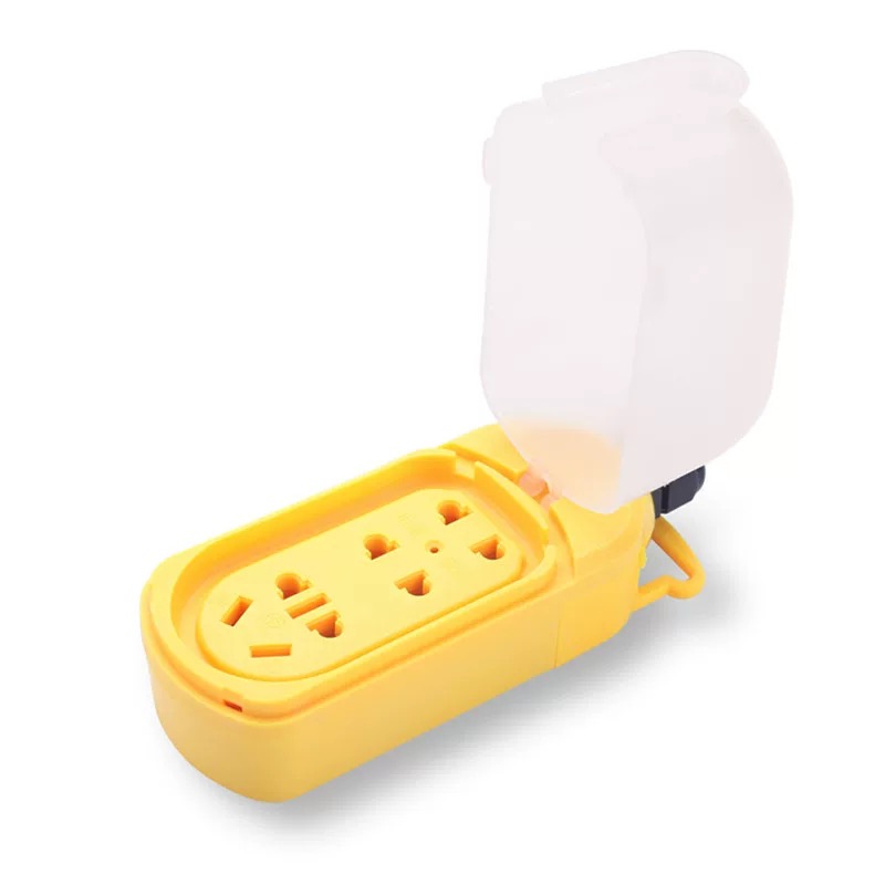 户外防水防雨e无线插座不带线多功能家用接线板10-16A通用插孔插