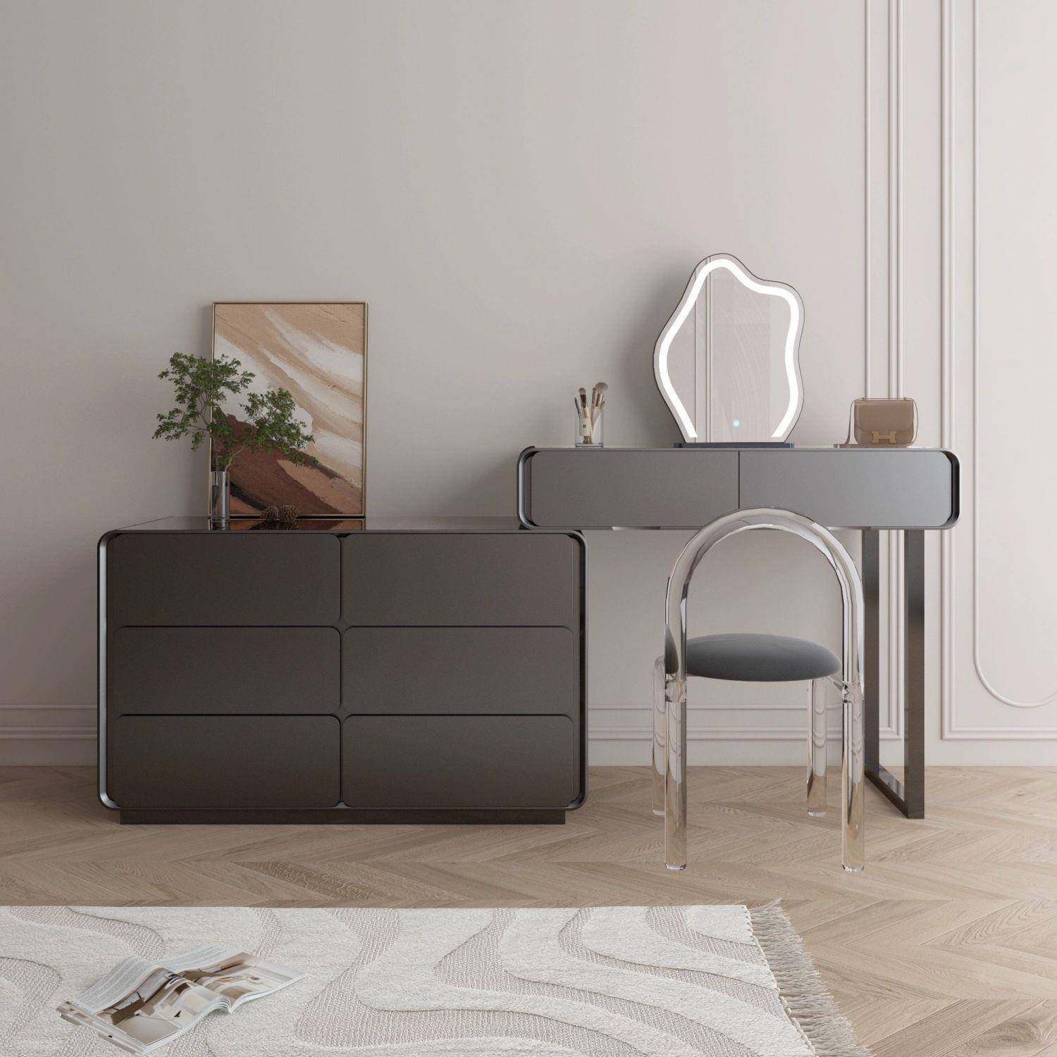 现代简约台实木妆784斗柜卧一体室黑色化妆桌奶油风岩板网红化妆梳桌,影音电器,DIY配件,淘宝优惠券,粉丝福利购,淘宝优惠卷