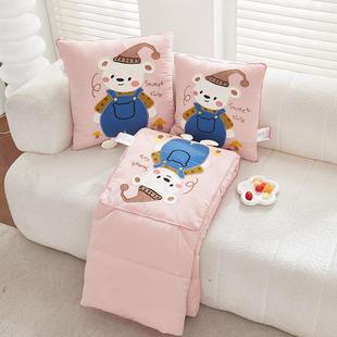 汽车叠折抱枕车用被子两DHR76885用办公室靠2 款 025新款 棉水洗四季