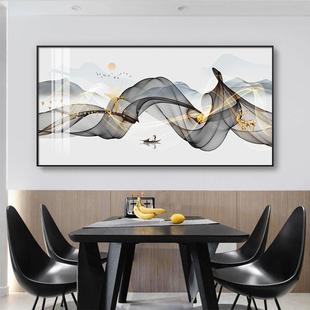 挡XVJ电表箱长装 弱 饰画大尺寸配电箱电闸遮盒抽象免挂打孔超横款