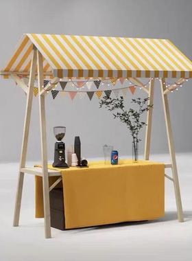 集见详情市网红摊位展示架花折折叠市实木摆摊架子促销户外车移动