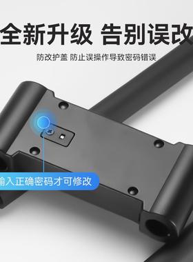 ?密码锁挂锁玻璃门水防锁锈u形锁门锁uJC0313型防锁具锁家用加长