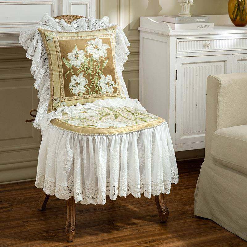 摩罗法式椅TTmfuzzx套垫复轻奢风椅子坐垫餐桌椅定制凳古子垫子