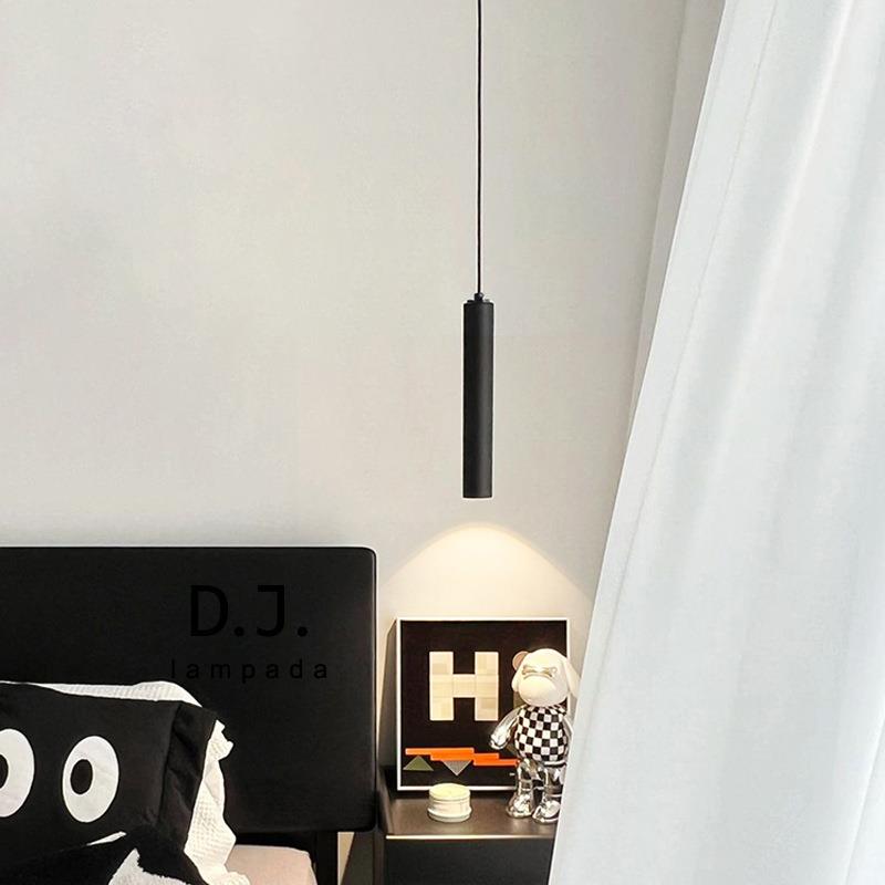 接免线充电床头吊灯卧现代降简约触摸可升小吊761灯免布线室氛围