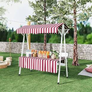 市集摊位展铁艺可折叠展位架网户外地摊示架促红销台景293区展架