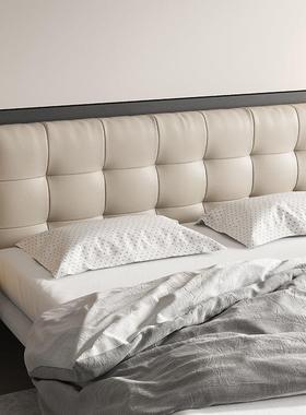 感F986J59H床头靠垫榻榻米悬软浮床靠背垫皮靠包2025新款免洗革大