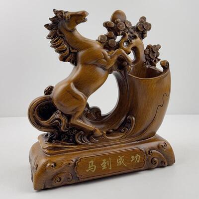 马二到成功十生肖千里公K6557马摆件创意办办室书房家居公桌装饰