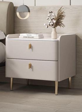 代岩OPM板现收轻奢卧室床头柜家纳用多功能储物柜子床边小型轻奢