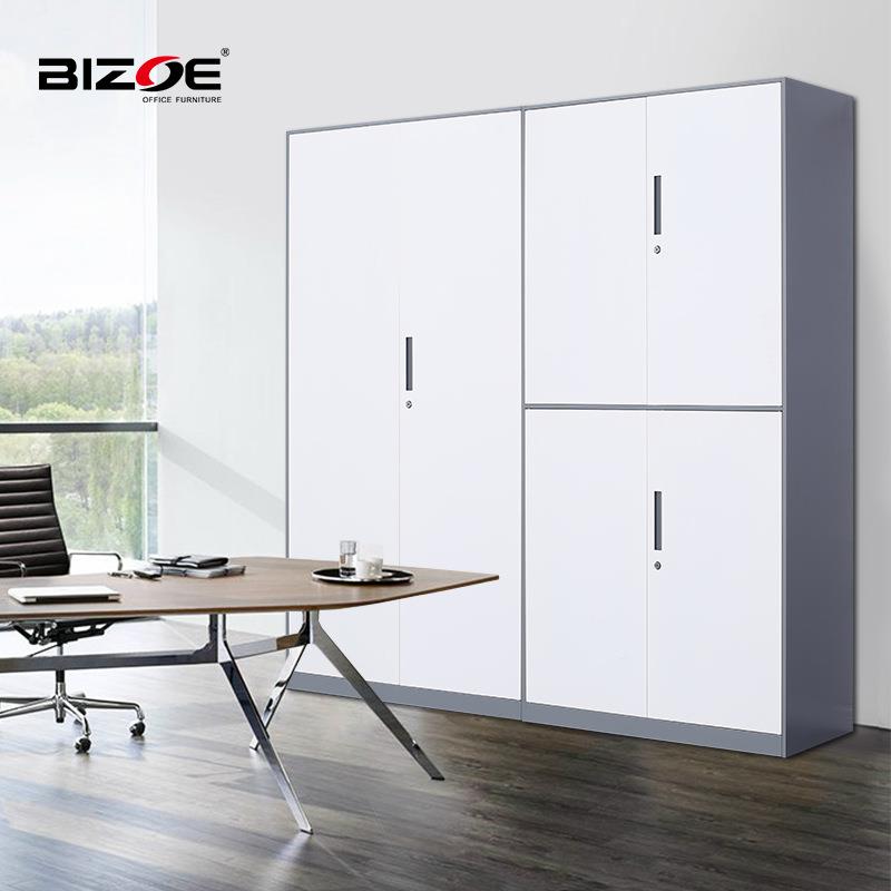 窄边装柜铁皮文件柜BZCZ01钢会制带锁档案柜拆公办计资料凭证柜厂