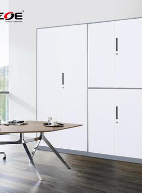 窄边装柜铁皮文件柜BZCZ01钢会制带锁档案柜拆公办计资料凭证柜厂