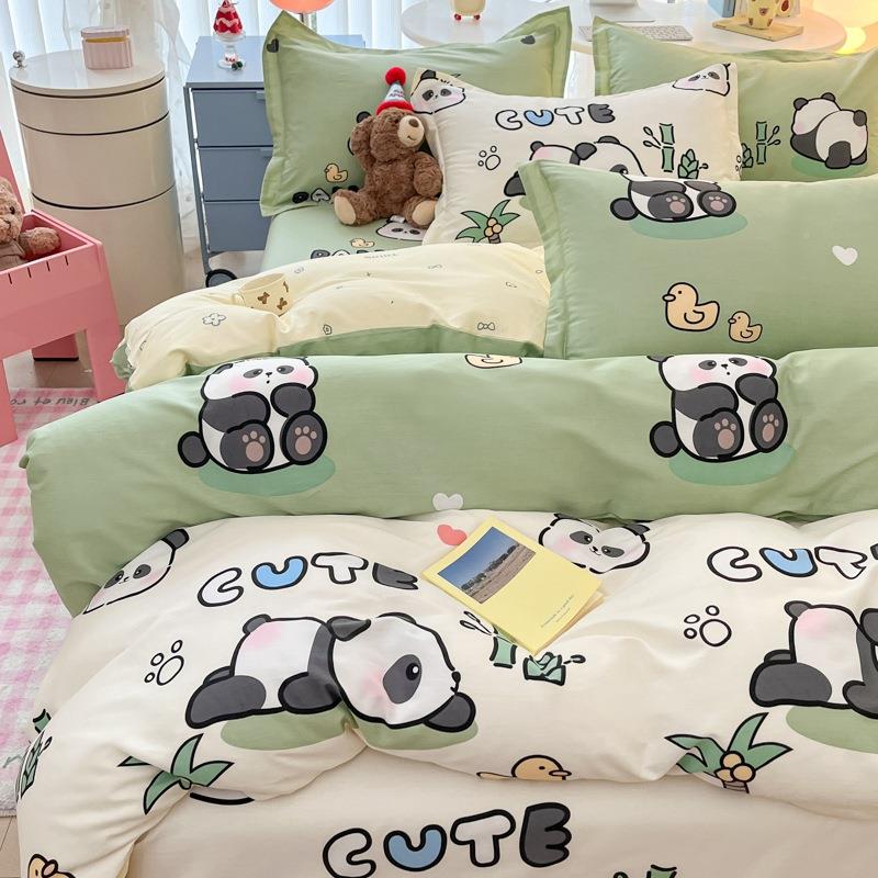 套可纯棉单件全棉被罩卡通15爱0x200宿舍学生单被双人被单20小碎