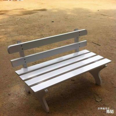 公园椅座户长凳条双椅靠背子外实景板AUR人实木长椅道具休闲椅摄