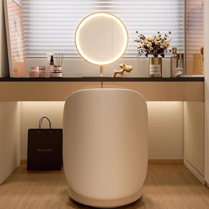 工直销中保轻奢旋转梳化妆家用梳妆圆台椅NRF子卧室简约凳妆靠厂
