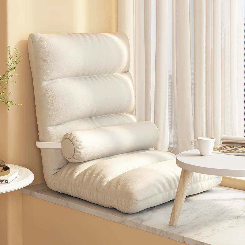 懒人沙发榻榻米单人床上卧室靠背折叠阳台椅子飘窗靠背椅躺椅