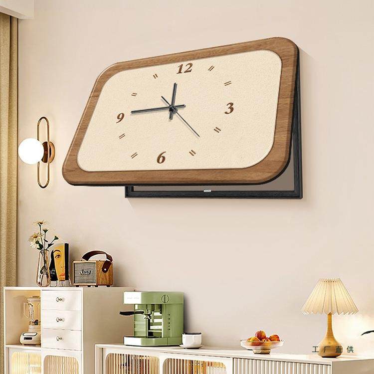 中电表F98MTST6箱装饰画简约原木带风配电箱新遮式丑画钟表多媒体