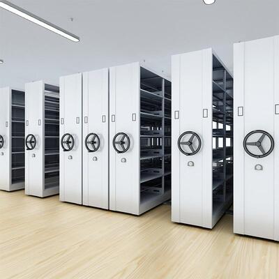 00023密集架档案室柜密集柜移手摇式智能电动钢文案件柜凭证档制