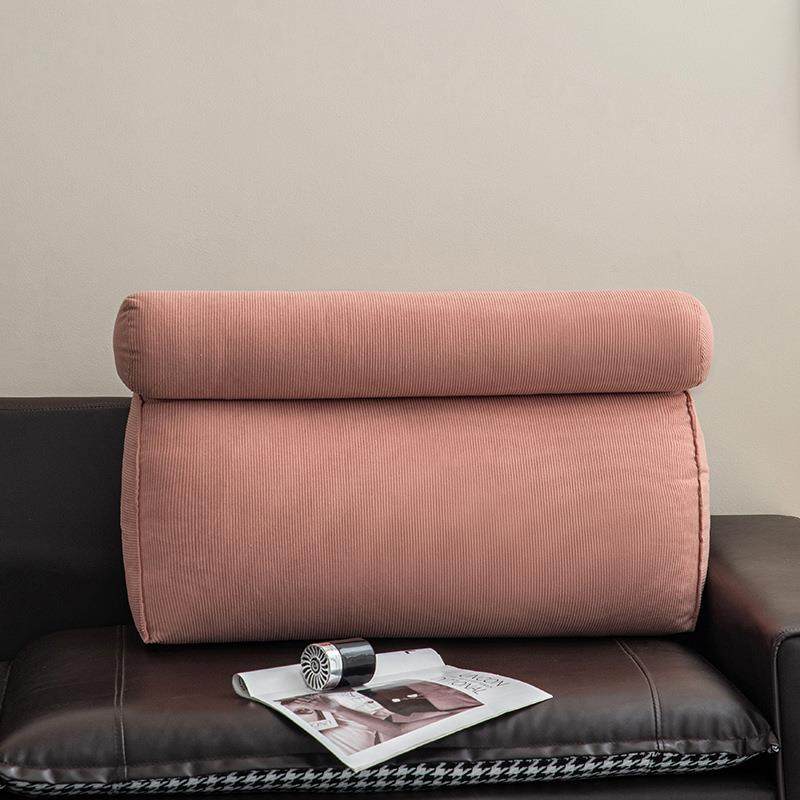 灯芯ff885绒客厅腰沙发靠垫枕榻榻米包护腰飘窗靠靠枕腰垫大背软