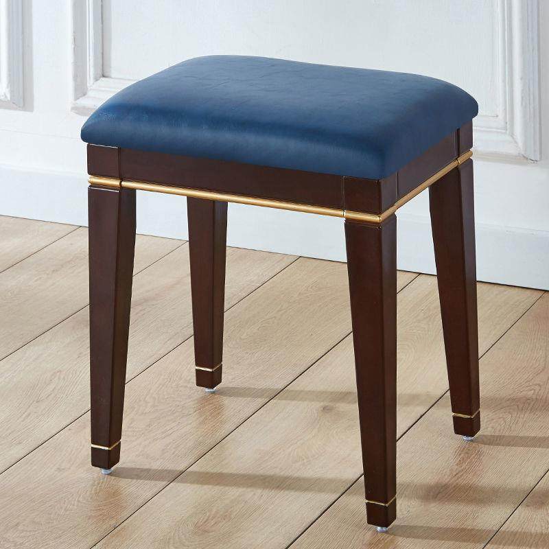 台美式梳妆凳仿实木化YCW妆凳卧室钢梳妆公凳子欧式主古筝凳琴凳