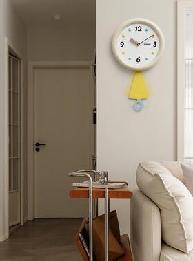 TYOS829W复打OZOOM免孔厅古艺术客挂钟2025新款创意餐厅时钟表装