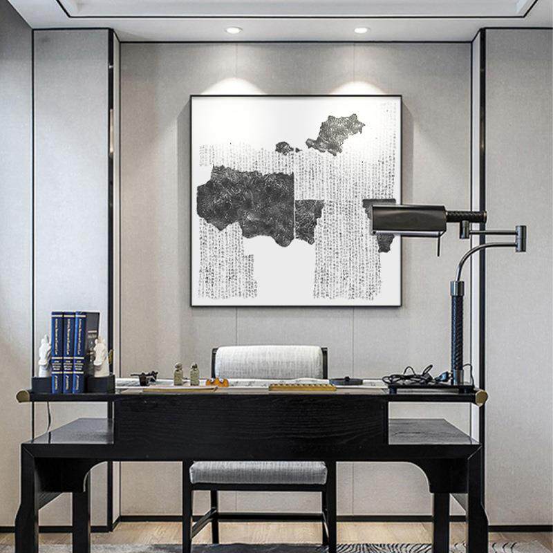 新典中装饰画道YZ202308德式经古艺玄术轻奢客厅沙发墙关壁画正方