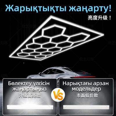 220V蜂窝顶板灯6500K健身房天花酒吊吧发店展厅led理车库六VRS边