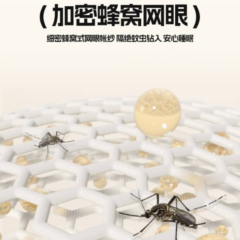 免安装蚊帐蒙古包2025新款家用卧室1.5米1米2儿童婴儿1.8cm大床新