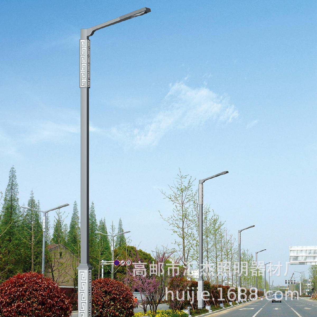单臂太阳能道路灯 led太阳能路灯 led太阳能路灯灯头厂家