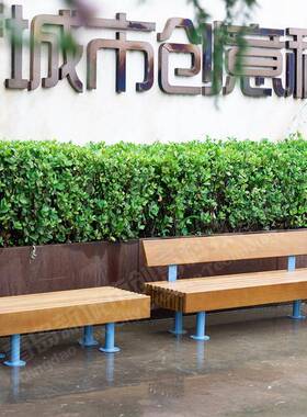 户外公园不锈钢创BZY-89-0意休闲园林景学校观天座露椅公共休息椅